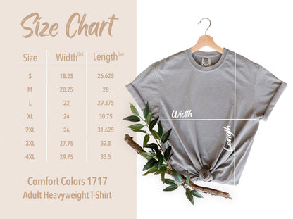Embroidered Mama Comfort Colors T-Shirt, Pocket Design Flower Embroidered T-Shirt, Mother Gift