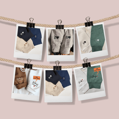 Custom Embroidered If Lost Return to Babe Matching Hoodies for Couples