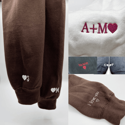 Custom Embroidered If Lost Return to Babe Matching Hoodies for Couples