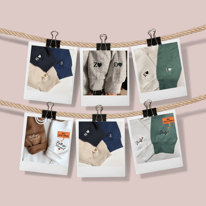 I'm His Only I'm Her One Custom Embroidered Matching Hoodies For Couples