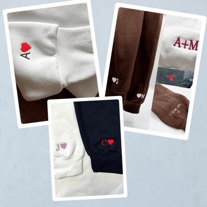 I'm His Only I'm Her One Custom Embroidered Matching Hoodies For Couples