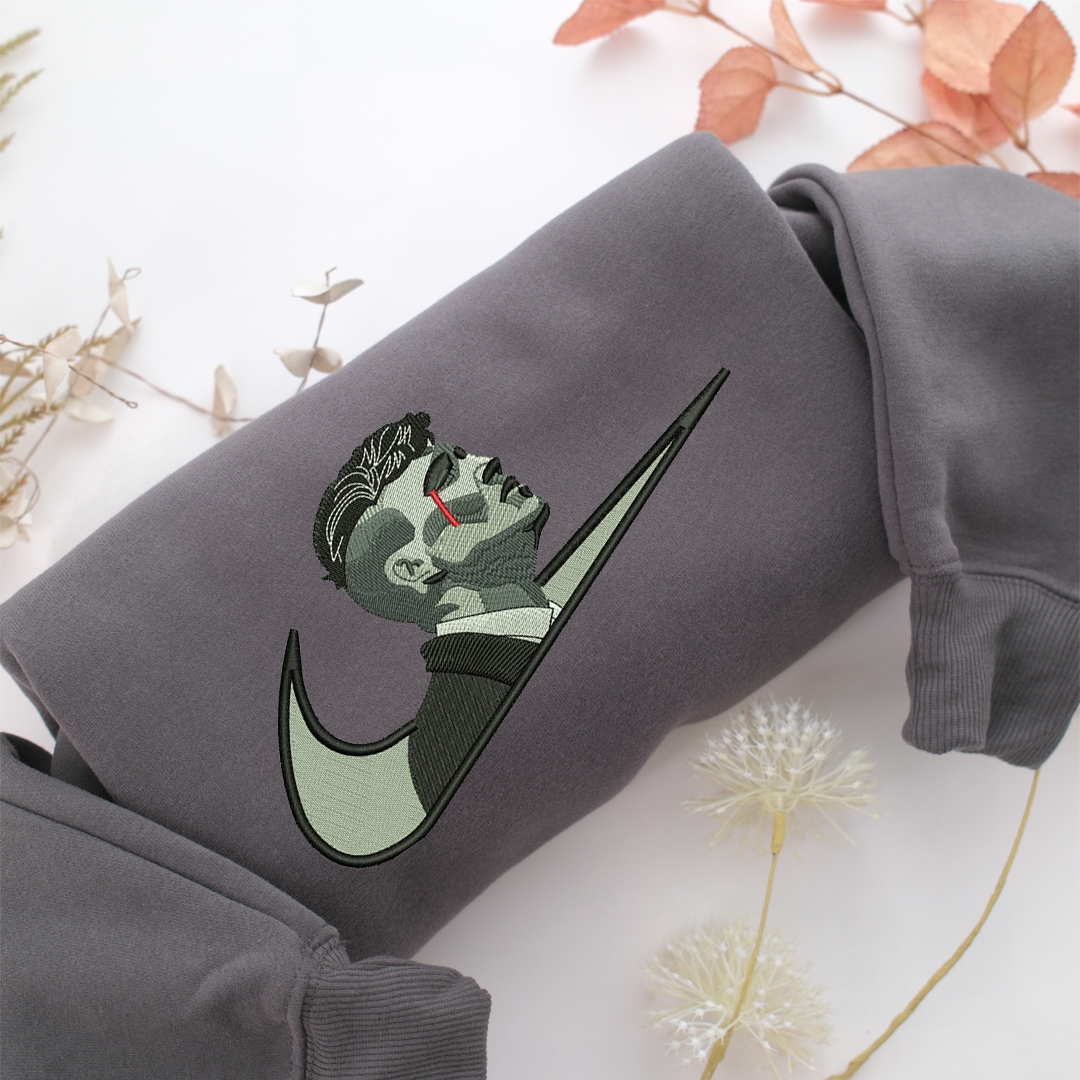 Thomas Shelby Swoosh Nike Embroidered Sweatshirt, Nike Movie Inspired, Valentine's Day Gifts Idea For Him Her