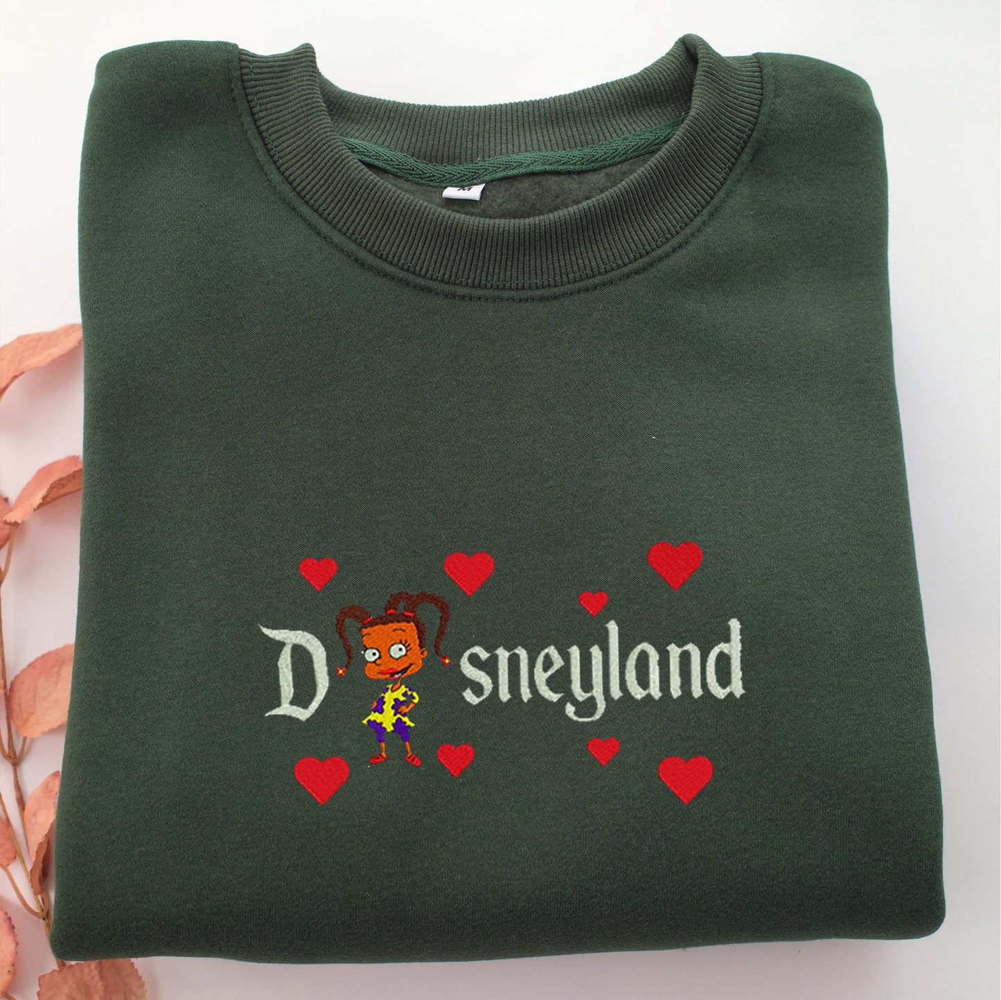 Susie Carmichael Disneyland Embroidery, Disneyland Embroidered Sweatshirt, Movie Disney Inspired, Valentine's Day Gifts Idea For Him Her