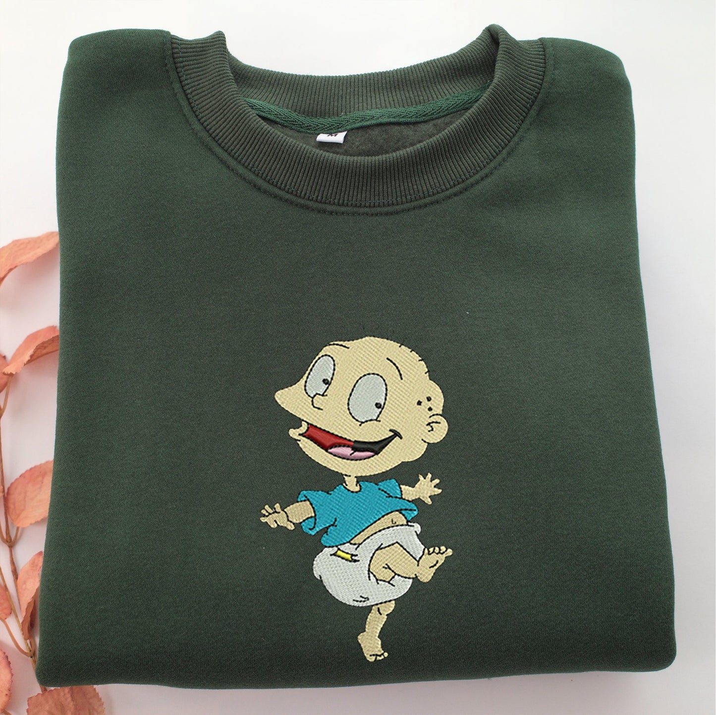 Tommy Pickles Embroidery, Disneyland Embroidered Sweatshirt, Movie Disney Inspired, Valentine's Day Gifts Idea For Him Her