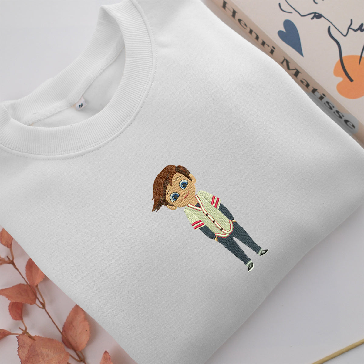 Tim Templeton Embroidery, Disneyland Embroidered Sweatshirt, Movie Disney Inspired, Valentine's Day Gifts Idea For Him Her
