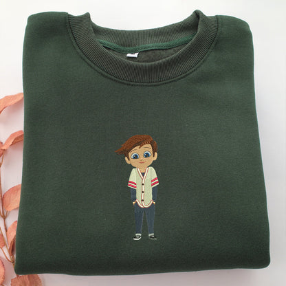 Tim Templeton Embroidery, Disneyland Embroidered Sweatshirt, Movie Disney Inspired, Valentine's Day Gifts Idea For Him Her