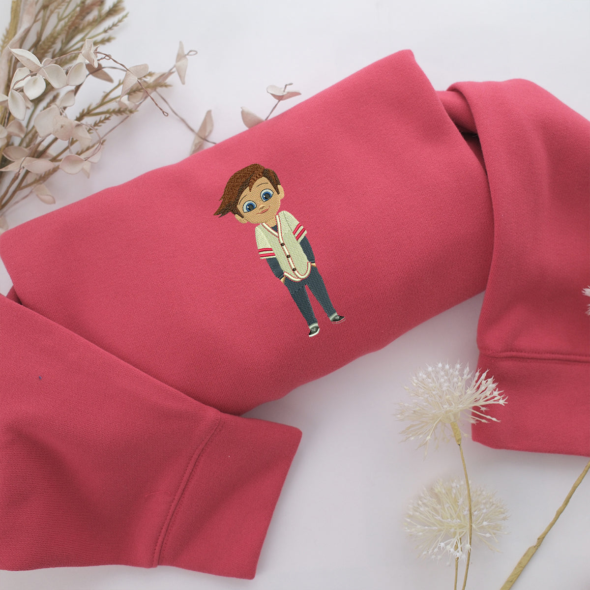 Tim Templeton Embroidery, Disneyland Embroidered Sweatshirt, Movie Disney Inspired, Valentine's Day Gifts Idea For Him Her