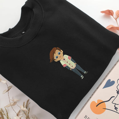 Tim Templeton Embroidery, Disneyland Embroidered Sweatshirt, Movie Disney Inspired, Valentine's Day Gifts Idea For Him Her