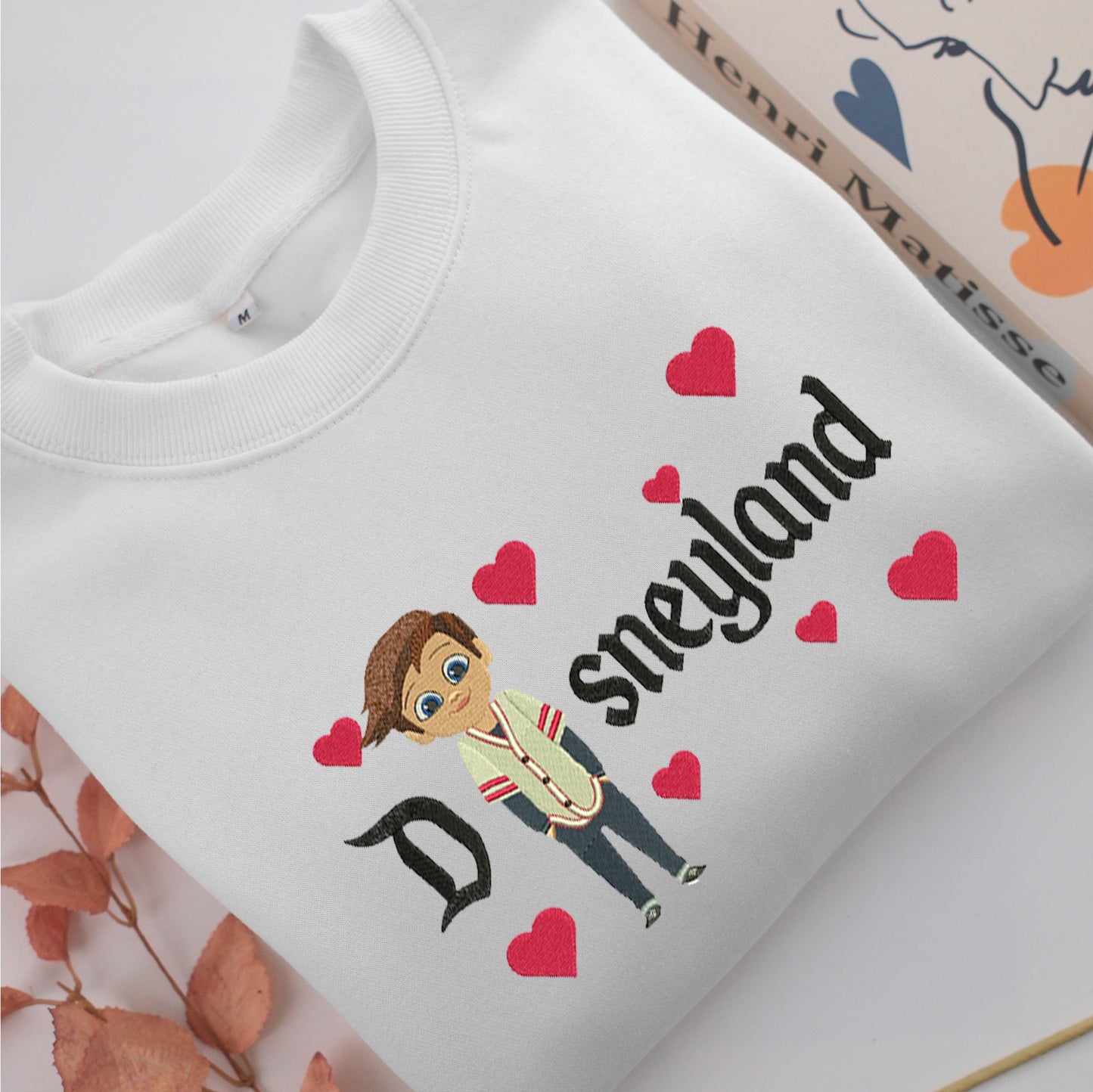 Tim Templeton Disneyland Embroidery, Disneyland Embroidered Sweatshirt, Movie Disney Inspired, Valentine's Day Gifts Idea For Him Her