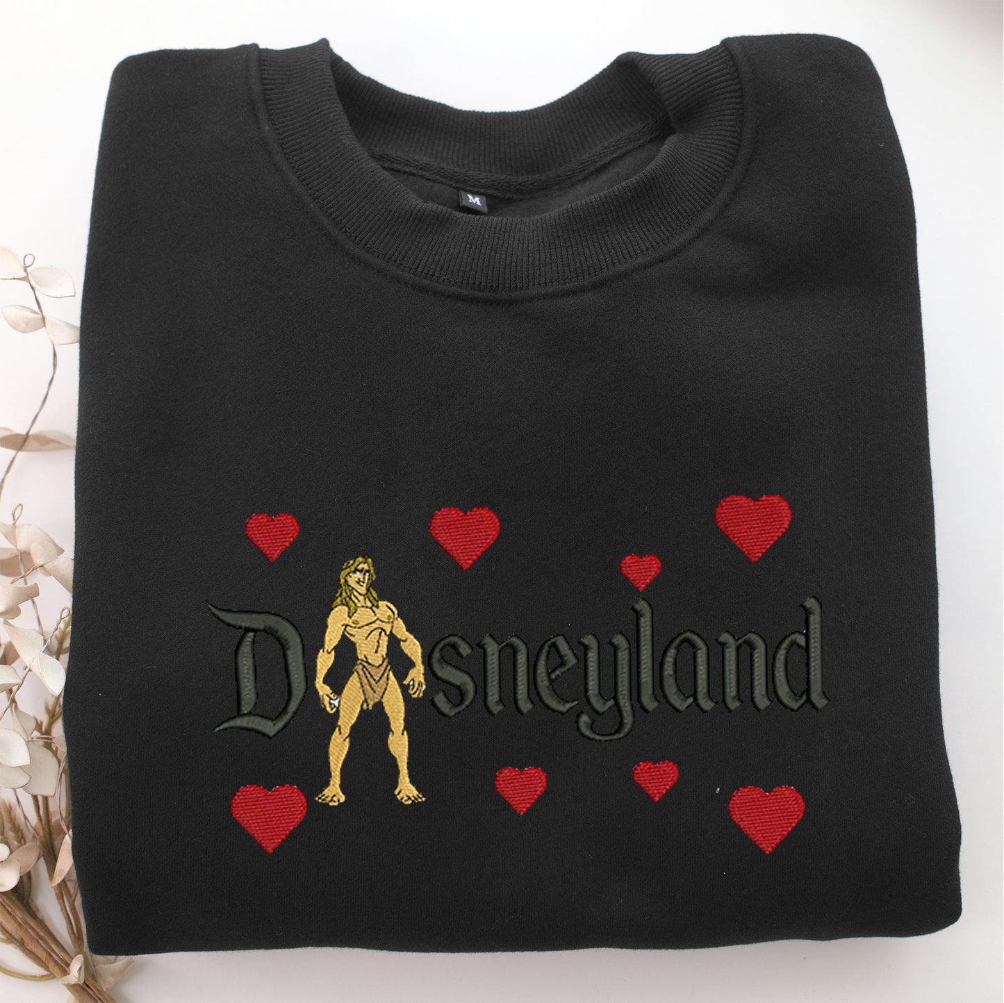 Tarzan Disneyland Embroidery, Disneyland Embroidered Sweatshirt, Movie Disney Inspired, Valentine's Day Gifts Idea For Him Her