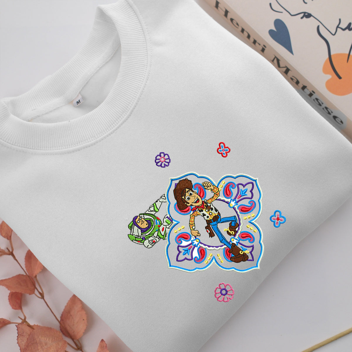 The Toy Story v2 Embroidery, Disneyland Embroidered Sweatshirt, Movie Disney Inspired, Valentine's Day Gifts Idea For Him Her