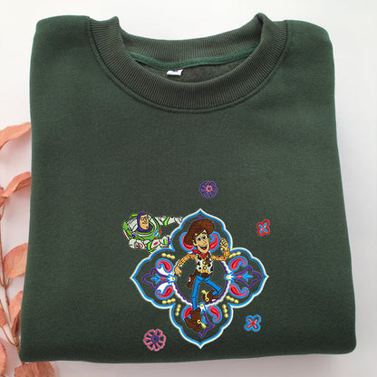 The Toy Story v2 Embroidery, Disneyland Embroidered Sweatshirt, Movie Disney Inspired, Valentine's Day Gifts Idea For Him Her
