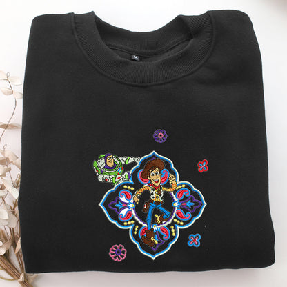 The Toy Story v2 Embroidery, Disneyland Embroidered Sweatshirt, Movie Disney Inspired, Valentine's Day Gifts Idea For Him Her