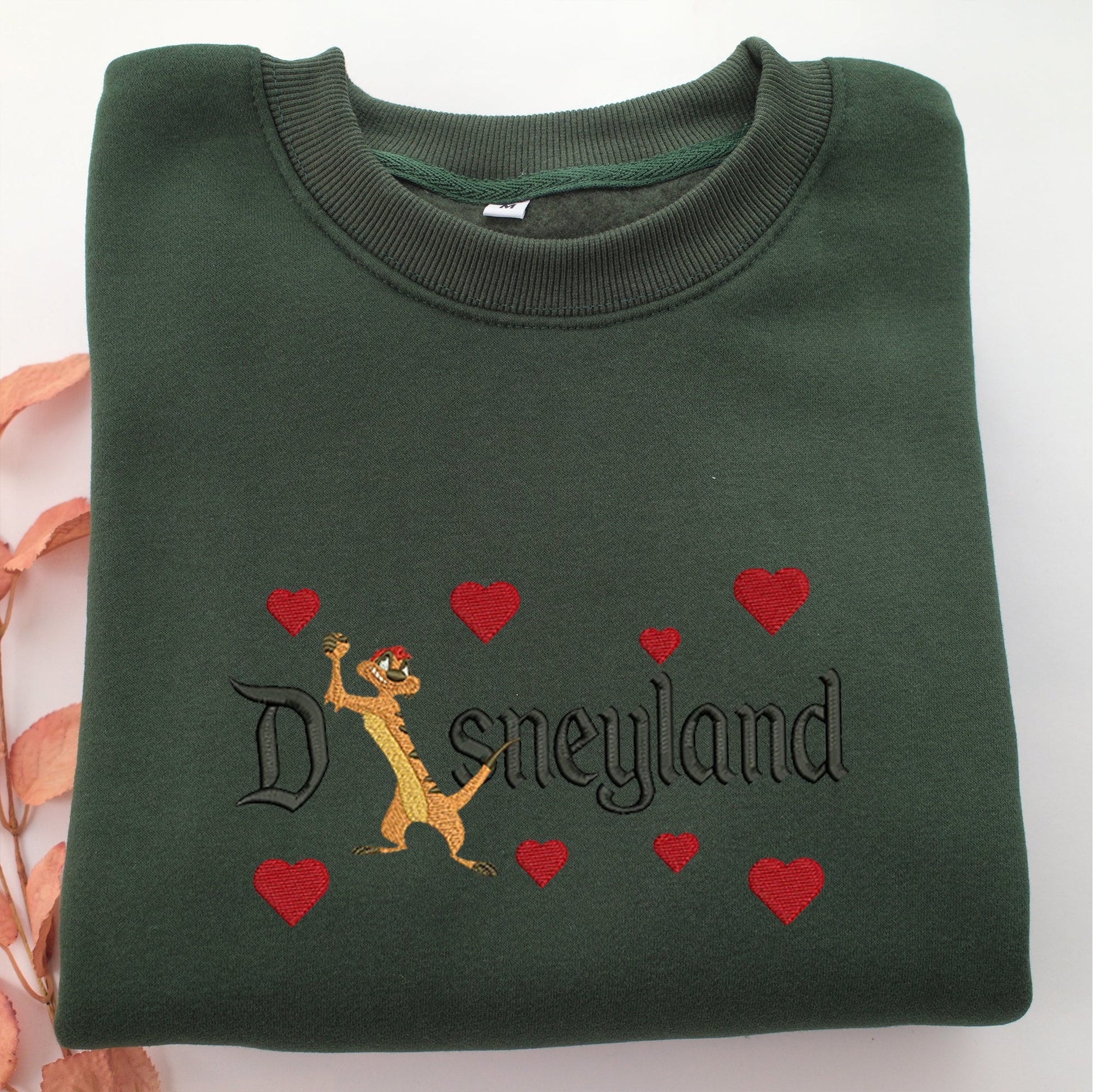 Timon Disneyland Embroidery, Disneyland Embroidered Sweatshirt, Movie Disney Inspired, Valentine's Day Gifts Idea For Him Her
