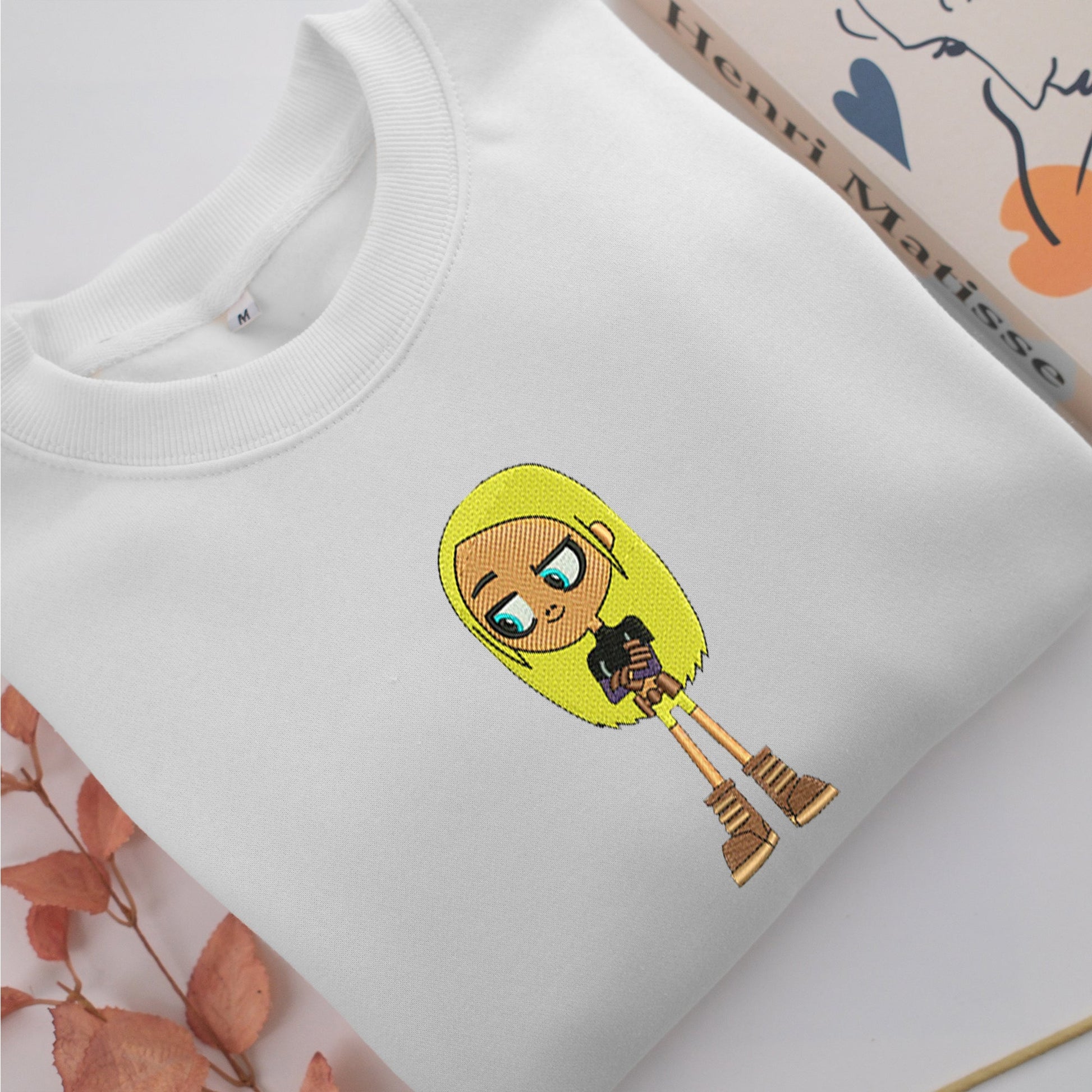 Terra Embroidery, Disneyland Embroidered Sweatshirt, Movie Disney Inspired, Valentine's Day Gifts Idea For Him Her