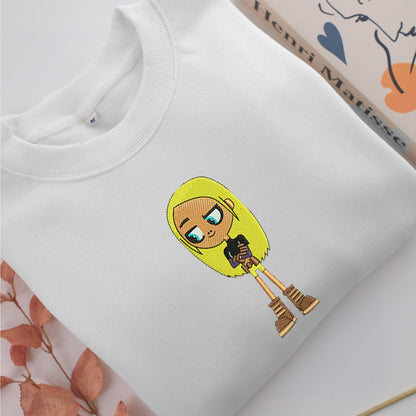 Terra Embroidery, Disneyland Embroidered Sweatshirt, Movie Disney Inspired, Valentine's Day Gifts Idea For Him Her