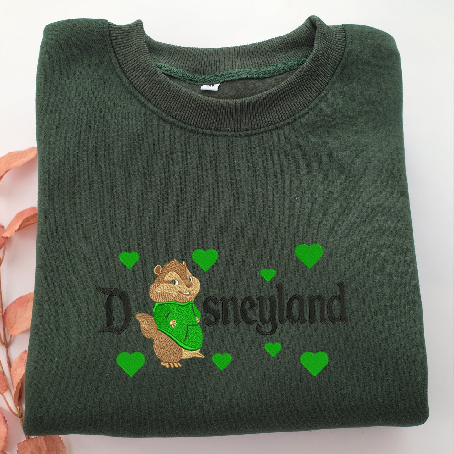 Theodore Seville Disneyland Embroidery, Disneyland Embroidered Sweatshirt, Movie Disney Inspired, Valentine's Day Gifts Idea For Him Her