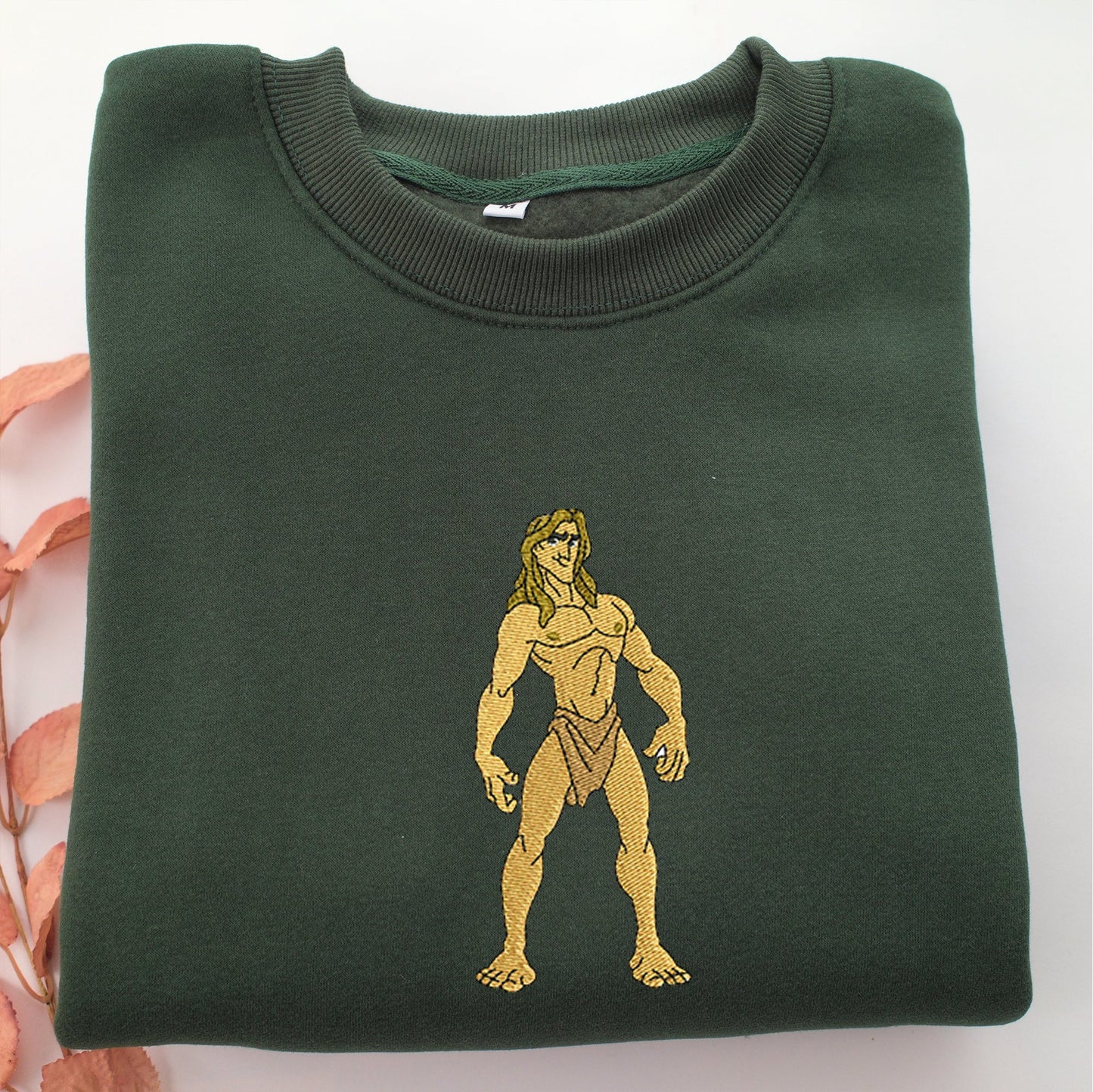Tarzan Embroidery, Disneyland Embroidered Sweatshirt, Movie Disney Inspired, Valentine's Day Gifts Idea For Him Her