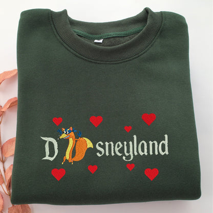 Swiper The Fox Disneyland Embroidery, Disneyland Embroidered Sweatshirt, Movie Disney Inspired, Valentine's Day Gifts Idea For Him Her