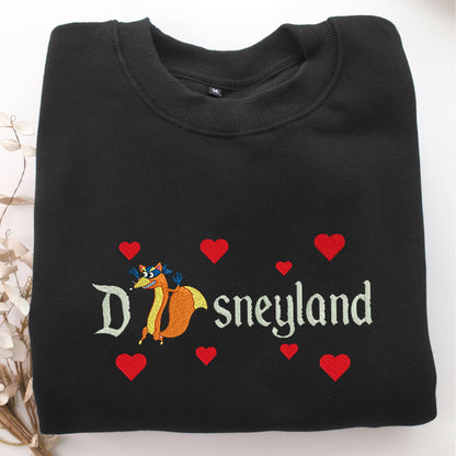 Swiper The Fox Disneyland Embroidery, Disneyland Embroidered Sweatshirt, Movie Disney Inspired, Valentine's Day Gifts Idea For Him Her