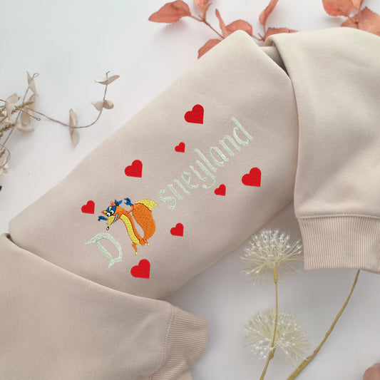 Swiper The Fox Disneyland Embroidery, Disneyland Embroidered Sweatshirt, Movie Disney Inspired, Valentine's Day Gifts Idea For Him Her