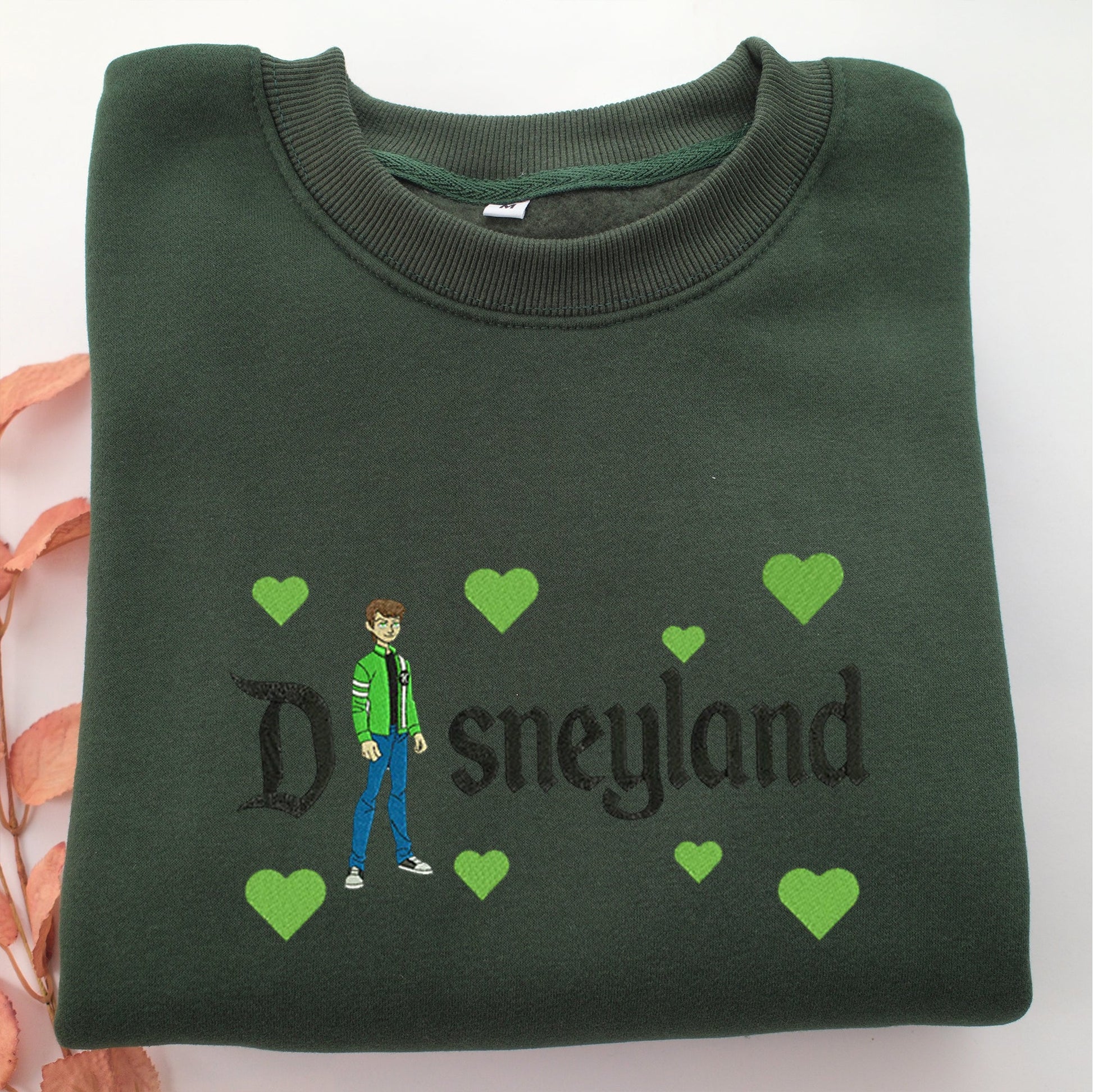 Ben 10 Alien Force Disneyland Embroidery, Disneyland Embroidered Sweatshirt, Movie Disney Inspired, Valentine's Day Gifts Idea For Him Her