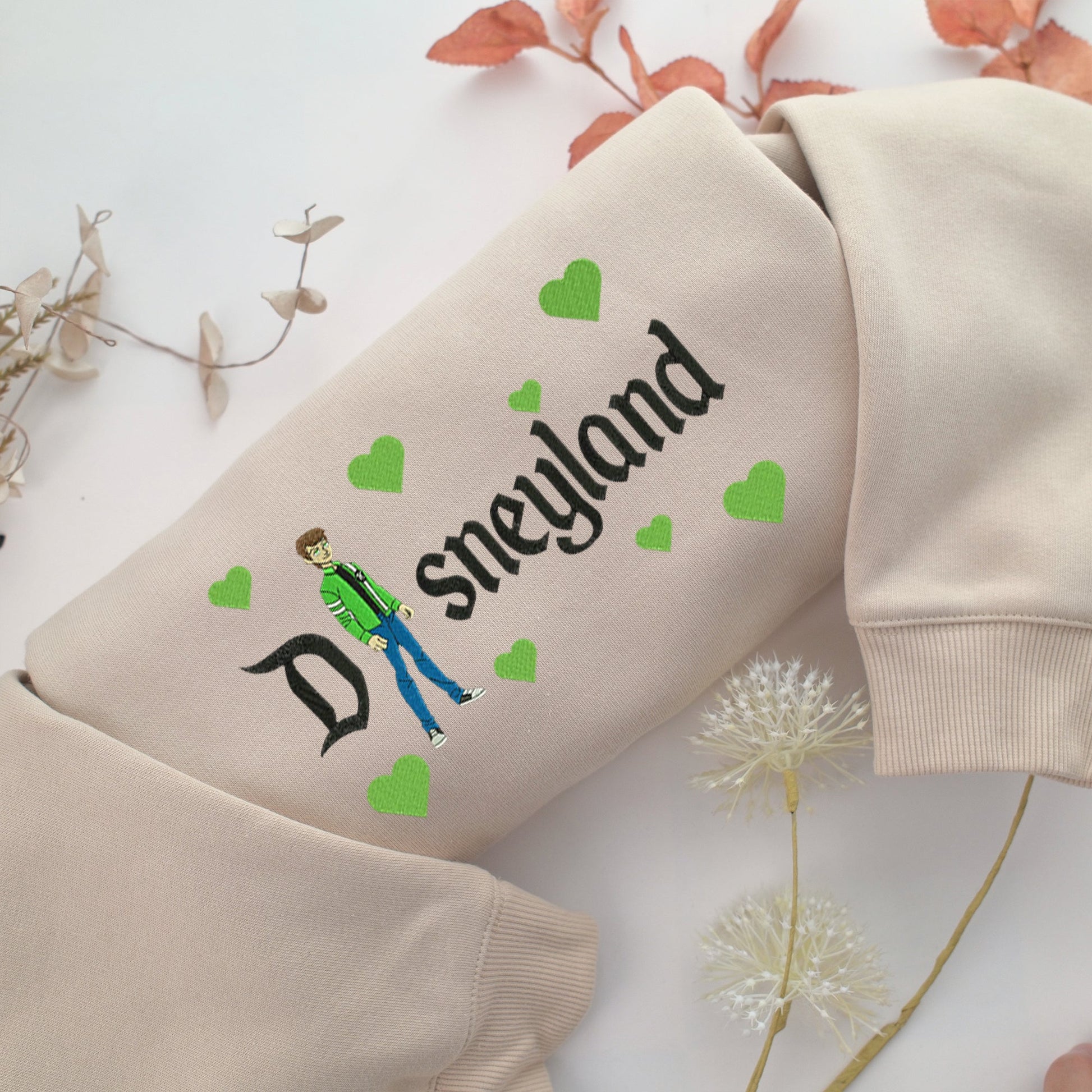Ben 10 Alien Force Disneyland Embroidery, Disneyland Embroidered Sweatshirt, Movie Disney Inspired, Valentine's Day Gifts Idea For Him Her