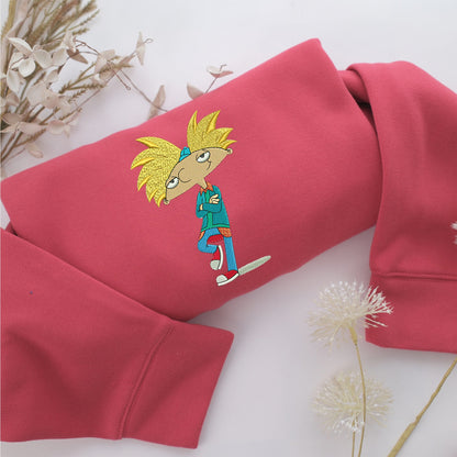 Arnold Embroidery, Disneyland Embroidered Sweatshirt, Movie Disney Inspired, Valentine's Day Gifts Idea For Him Her