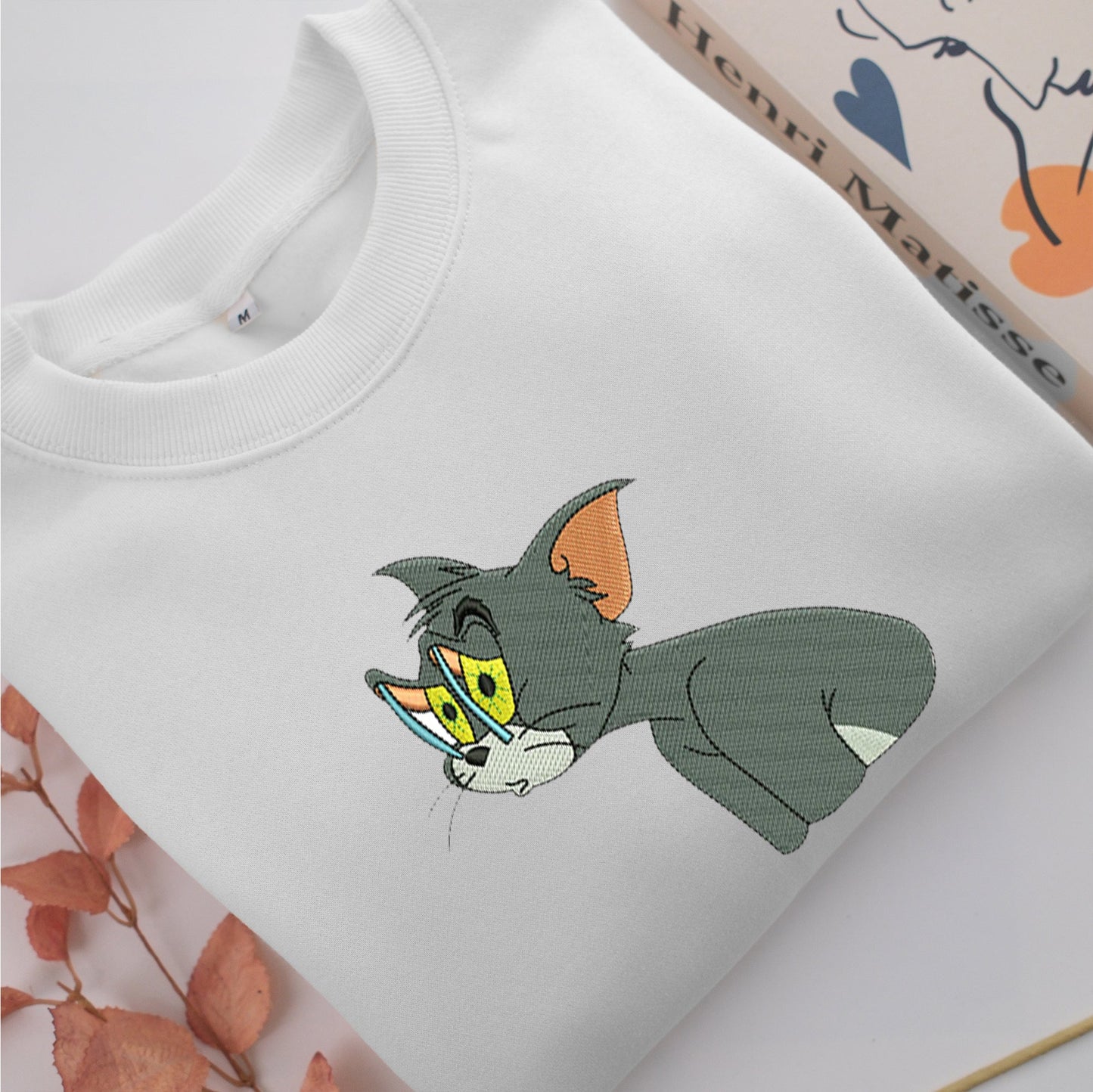 Tired Tom Nike Embroidered Sweatshirt, Nike Movie Inspired, Valentine's Day Gifts Idea For Him Her
