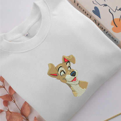 Tramp Nike Embroidered Sweatshirt, Nike Movie Inspired, Valentine's Day Gifts Idea For Him Her