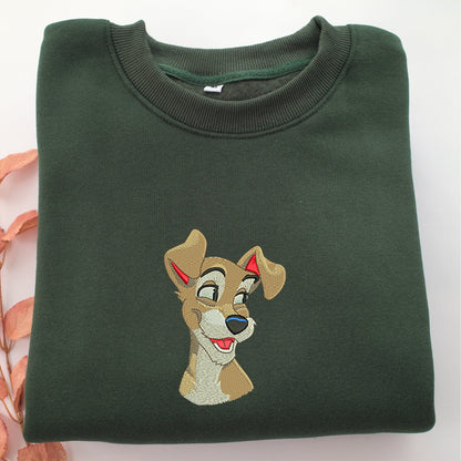 Tramp Nike Embroidered Sweatshirt, Nike Movie Inspired, Valentine's Day Gifts Idea For Him Her