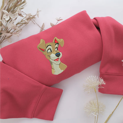 Tramp Nike Embroidered Sweatshirt, Nike Movie Inspired, Valentine's Day Gifts Idea For Him Her