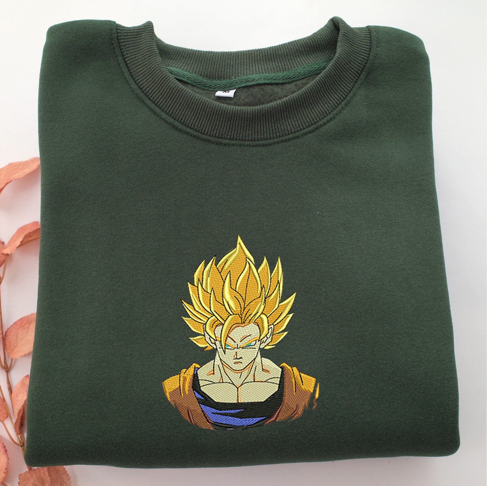 Super Saiyan Goku v3 Nike Embroidered Sweatshirt, Nike Movie Inspired, Valentine's Day Gifts Idea For Him Her