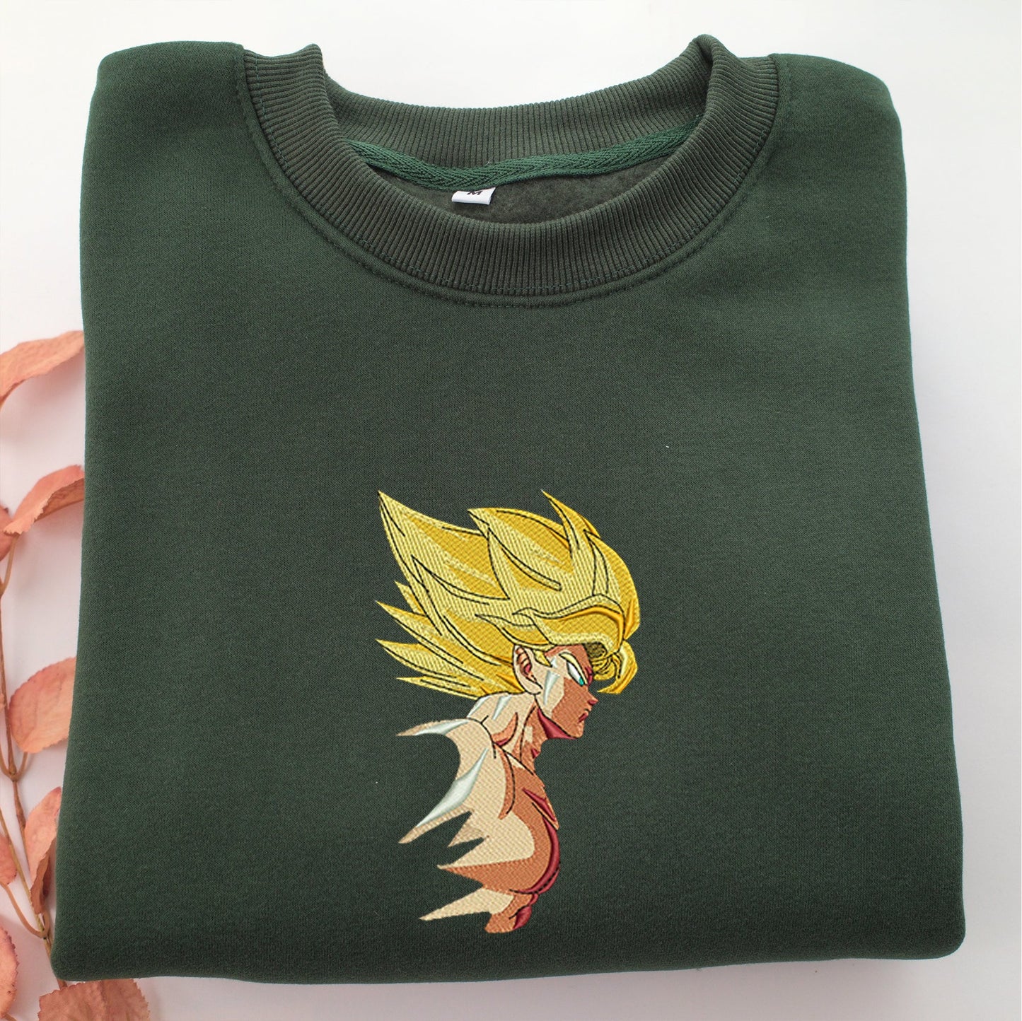 Super Saiyan Goku v4 Nike Embroidered Sweatshirt, Nike Movie Inspired, Valentine's Day Gifts Idea For Him Her