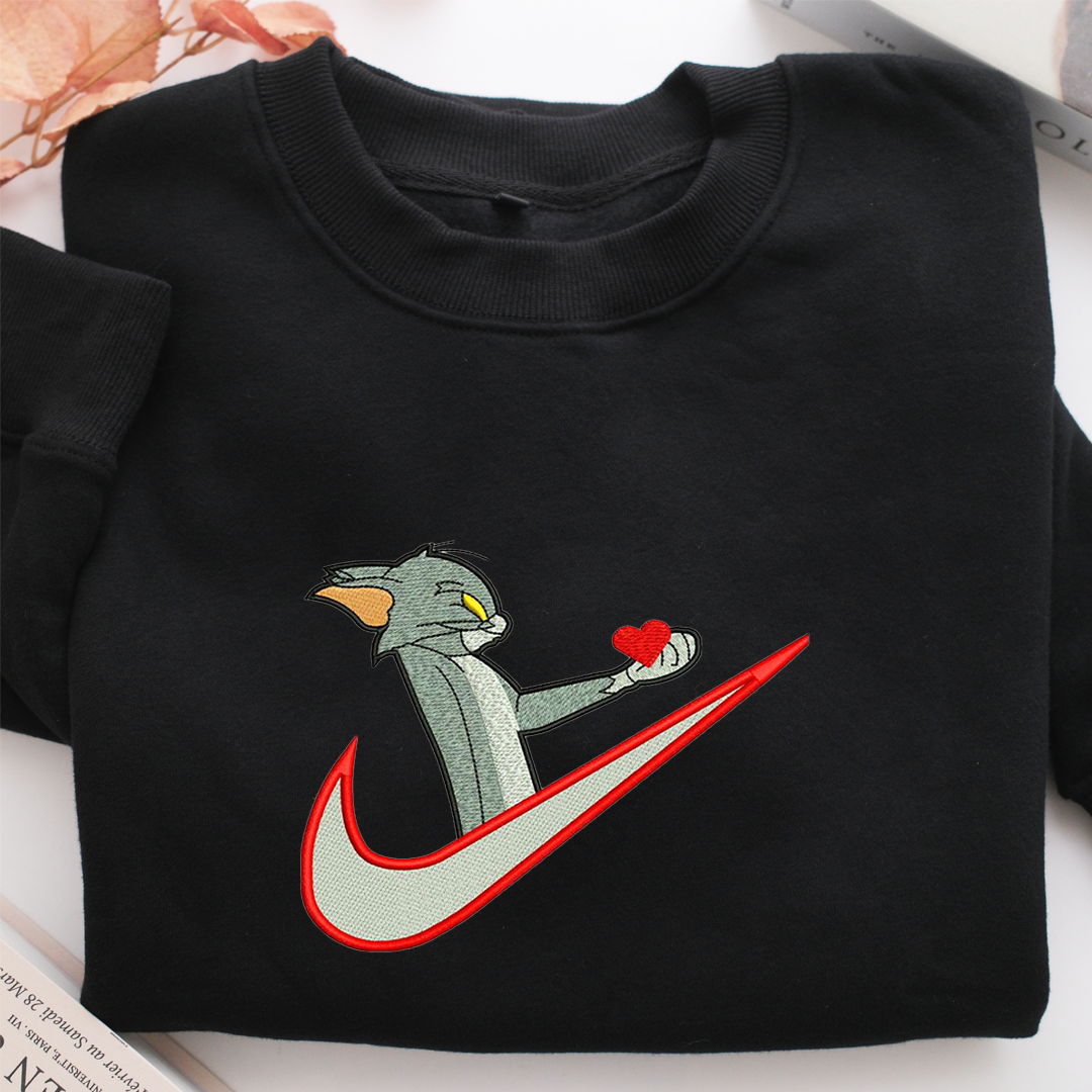 Tom Nike Embroidered Sweatshirt, Nike Movie Inspired, Valentine's Day Gifts Idea For Him Her