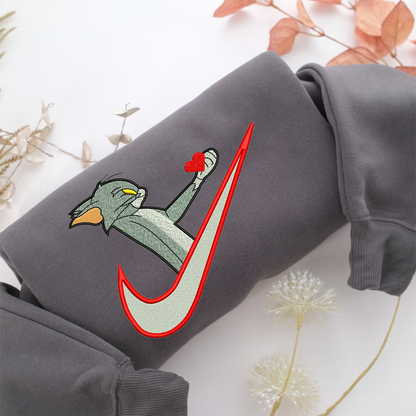 Tom Nike Embroidered Sweatshirt, Nike Movie Inspired, Valentine's Day Gifts Idea For Him Her
