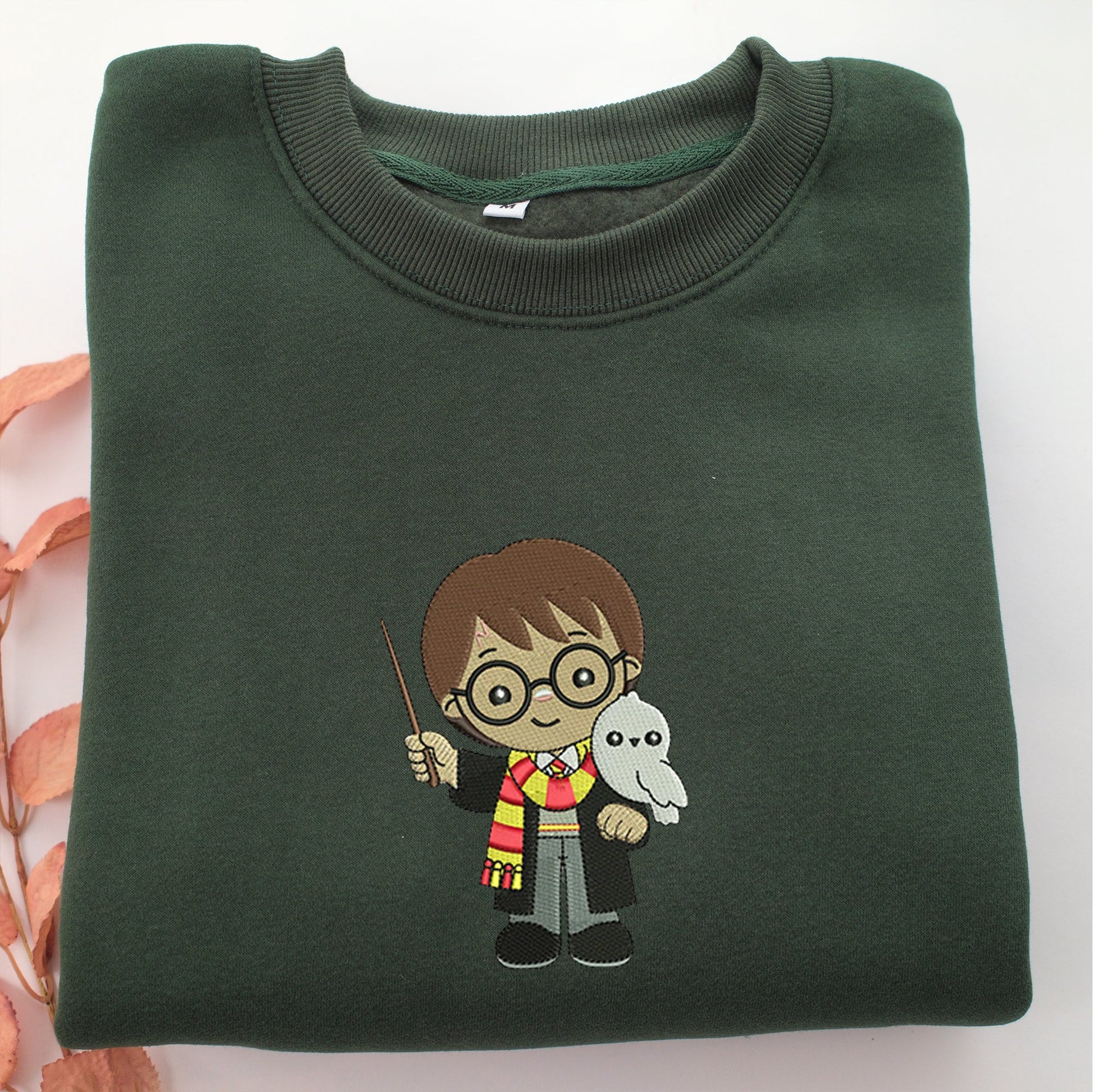 Chibi Harry Potter v2 Embroidery, Disneyland Embroidered Sweatshirt, Movie Disney Inspired, Valentine's Day Gifts Idea For Him Her