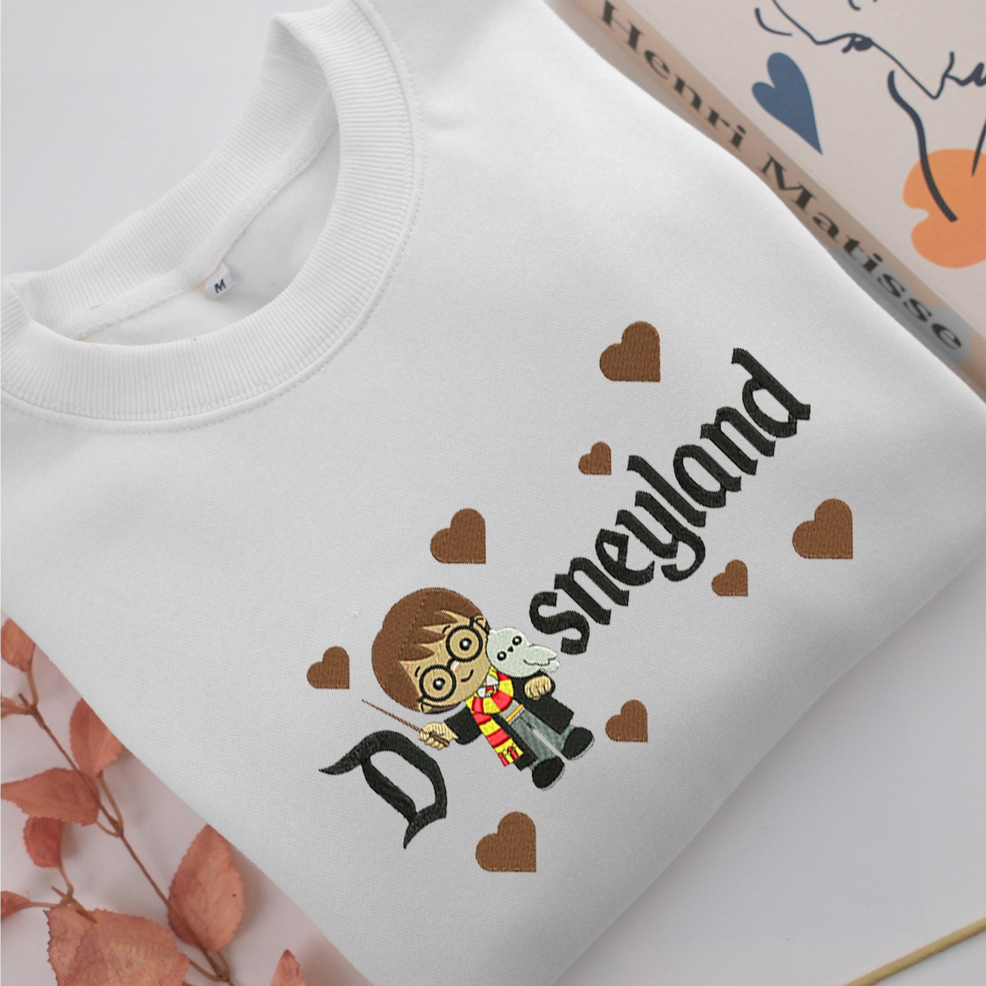 Chibi Harry Potter v2 Disneyland Embroidery, Disneyland Embroidered Sweatshirt, Movie Disney Inspired, Valentine's Day Gifts Idea For Him Her