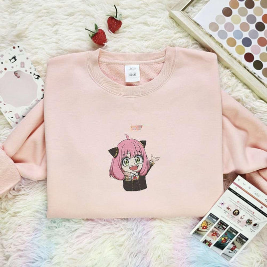 Anya Forger Spy X Family Anime Embroidered Shirt