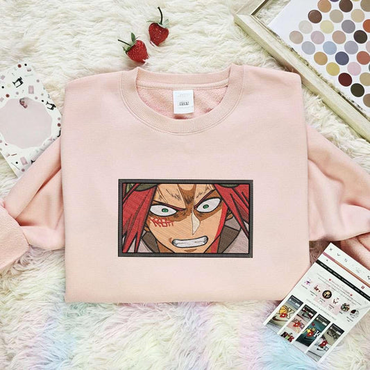 Bisco Akaboshi Sabikui Bisco Anime Embroidered Shirt