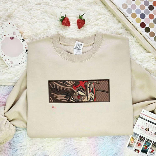 Asta Angry Black Clover Anime Embroidered Shirt