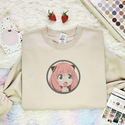 Anya Forger Spy X Family Anime Embroidered Shirt