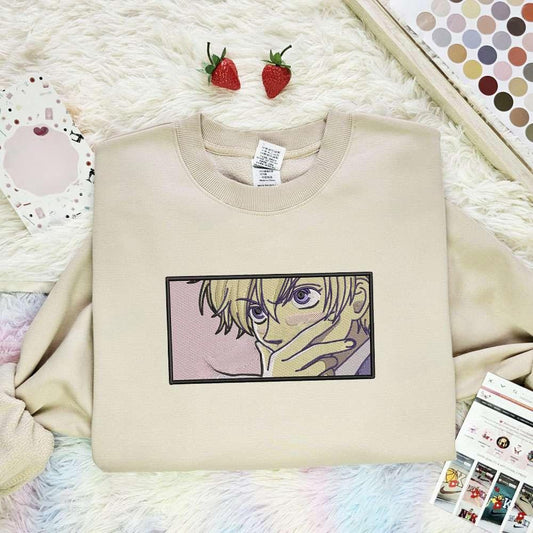 Tamaki Suoh Ouran High School Host Club Anime Embroidered Shirt