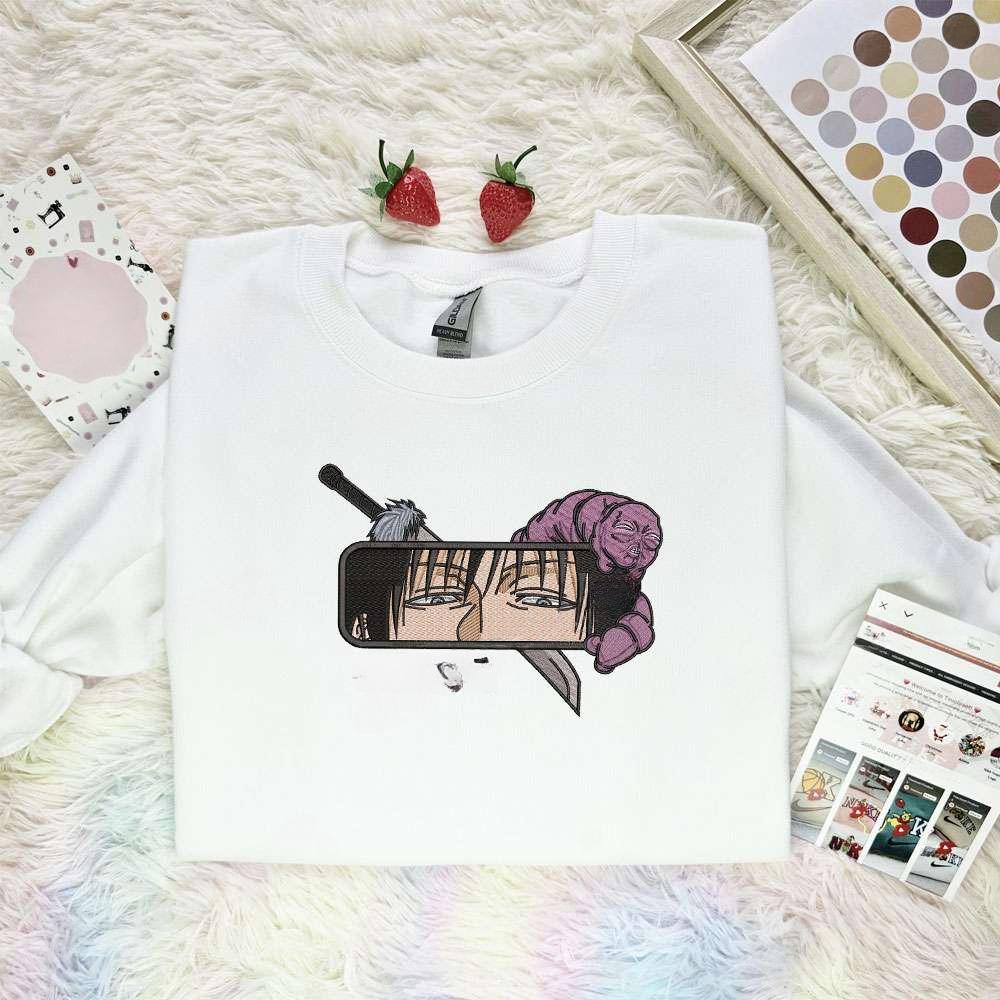 Toji Eyes Jujutsu Kaisen Anime Embroidered Shirt