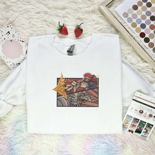 Sukuna Jujutsu Kaisen Anime Embroidered Shirt