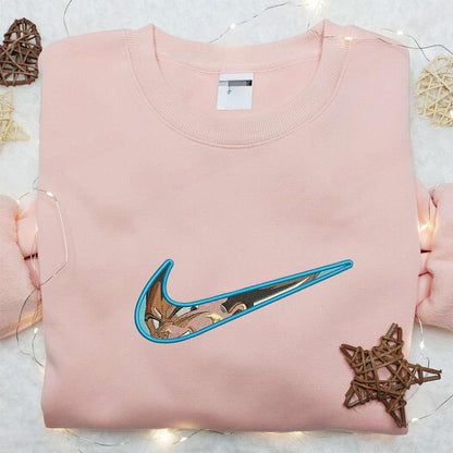 Swoosh Anime X Vegeta Super Saiyan Embroidered Hoodie Cool Anime Clothing