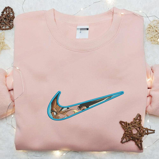 Swoosh Anime X Vegeta Super Saiyan Embroidered Hoodie Cool Anime Clothing