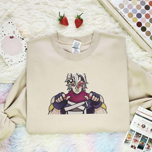 Uzui Tengen Kimetsu No Yaiba Anime Embroidered Shirt