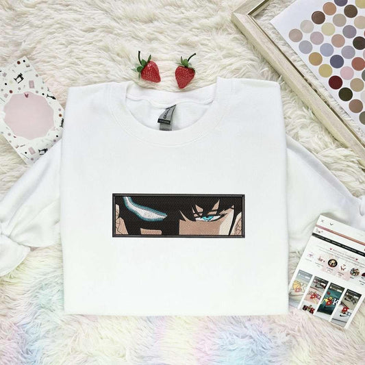Sung Jinwoo Eyes Solo Leveling Anime Embroidered Shirt