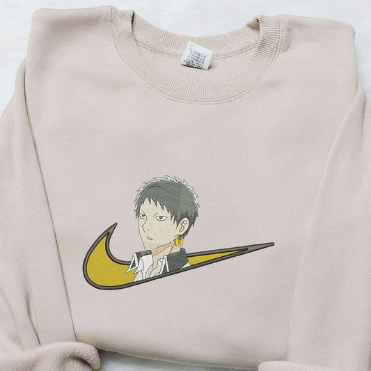 Suhaerumaru X Swoosh Anime Embroidered Hoodie Cool Anime Clothing